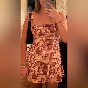 Miaou Ginger Dress in graphic print